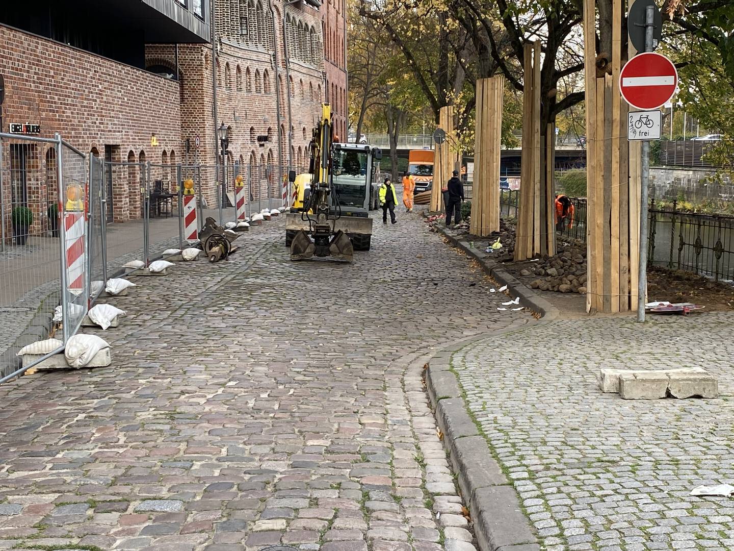 Bauarbeiten am Denkmal Lüneburg Aktuell