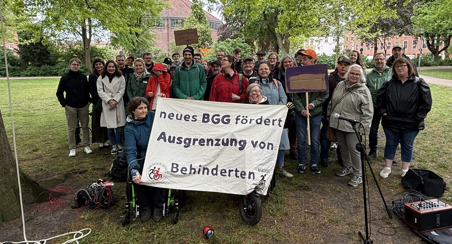 Sie wollen sich nicht behindern lassen